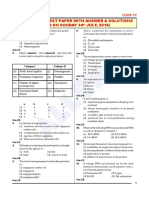 Neet-Ii (2016) Test Paper With Answer & Solutions (Held On Sunday 24 JULY, 2016)