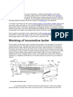 Working of Locomotive Boiler