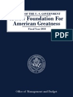 White House Budget For FY2018