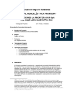 Eia - Central Hidroelectrica Frontera