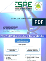 Propiedades-Coligativas - Disminucion de Presion de Vapor