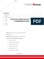 Informe de Laboratorio Metalúrgico N° 1