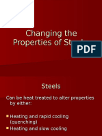 Changing The Properties of Steels