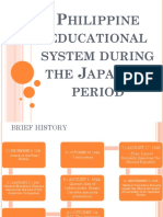 Hilippine Educational System During THE Apanese Period