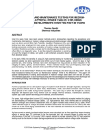 Doble - Acceptance and Maintenance Testing For Medium-Voltage Electrical Power Cables