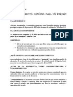 Leccion 4 Arrepentimiento Genuino para Un Perdon Divino