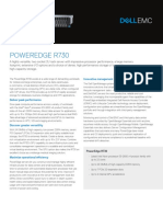 Dell PowerEdge R730 Spec Sheet