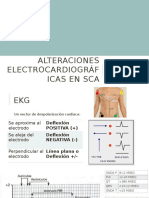 Alteraciones Electrocardiográficas en SCA