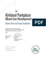 Parkplace Master Plan and Design Guidelines