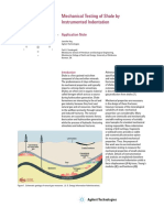 Mechanical Testing of Shale by Instrumented Indentation: Application Note