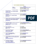 S.No. Name & Address Contact: List of Deemed Universities