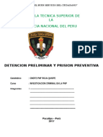 Detencion Preliminar y Prision Preventiva PNP Listo