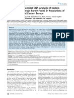 Mitochondrial DNA Rare in E Europe and N Asia PDF