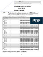 Reminder Indicator Reset Procedures Acura - 1987-14