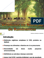 Vitaminas Na Nutrição de Ruminantes