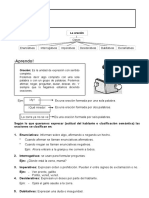 CLASIFICACIÓN de LA ORACIÓN Segun Actiutd Mogrobejo Cuarto Grado