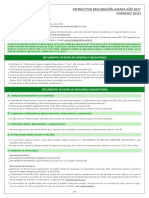 Instructivo Declaracion Jurada 2017