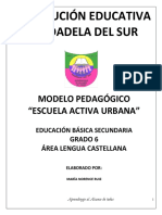 Unidad Didc3a1ctica Castellano No2 Grado 6c2b0 PDF