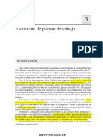 Valoracion de Puestos Por Puntos (Ejemplo Trabajo)