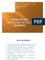 Reinforcing Detailing of R.C.C Members