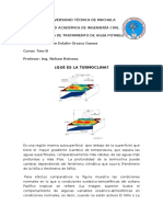 Qué Es La Termoclina