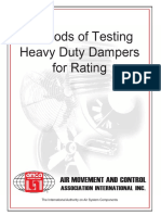 Methods of Testing Heavy Duty Dampers