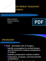 Pre-Operative Assessment