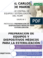 Preparación de Equipos y Dispositivos Médicos para Su Eterilización