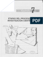 Etapas Del Proceso de Investigación Científica Cap 7