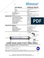 Capillary Ultrafiltration Module Hydracap Max 80: Performance