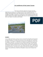 Depositional Landforms of The Lower Course