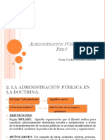 1.1 Administración Pública en El Perú