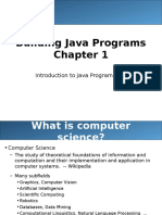 Building Java Programs: Introduction To Java Programming