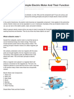 Learning Electric Motor and It's Component