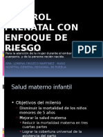 Control Prenatal Con Enfoque de Riesgo Exp