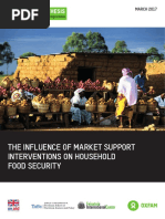 The Influence of Market Support Interventions On Household Food Security: An Evidence Synthesis