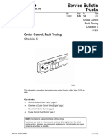 Cruise Control, Fault Tracing