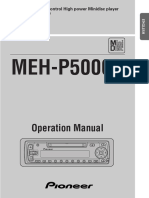 MEH-P5000R: Operation Manual