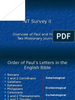 01 - Overview of Paul and First Two Missionary Journeys