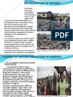 Causes of Water Pollution in Nigerian Communities