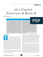 Bank's Capital Structure & Basle II