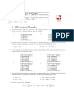 Diferenciación e Integración Numérica