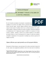 Enseñar A Leer Escribir y Tomar La Palabra en La Ep 2016