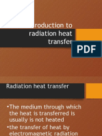 Radiation Heat Transfer