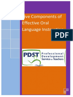 Oral Language Booklet PDF