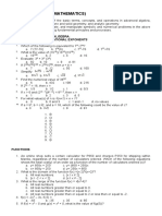 Content Course Mathematics