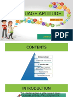 Language Aptitude: Jaypee C. de Guzman