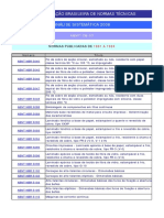 LIsta de Todas As Normas - ABNT Publicadas de 1981 A 1983