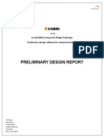 Preliminary Design Report: Arcelormittal Composite Bridge Predesign Preliminary Design Software For Composite Bridges