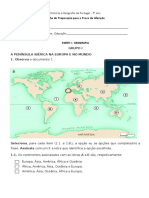 Ficha de Preparação Prova de Aferição HGP